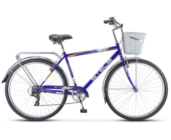 Велосипед Stels Navigator 350 Gent 28" (синий), Цвет: Синий, Размер рамы: 20"