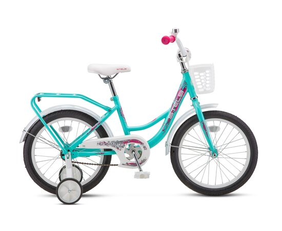Детский велосипед Stels Flyte Lady 18" (бирюзовый), Цвет: Бирюзовый, Размер рамы: 12"