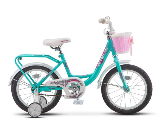 Велосипед детский Stels Flyte Lady 16" (бирюзовый), Цвет: Бирюзовый, Размер рамы: 11"