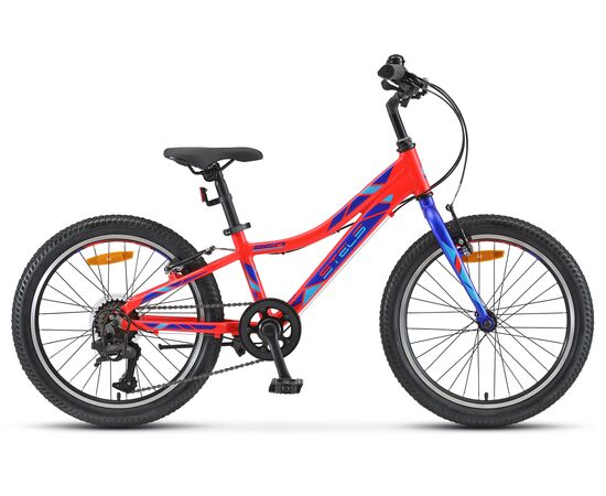 Детский велосипед Stels Pilot 250 Gent 20" (неоновый/красный), Цвет: Красный, Размер рамы: 10"
