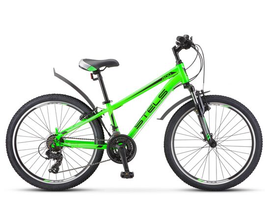 Подростковый велосипед Stels Navigator 400 V 24" (зелёный), Цвет: Салатовый, Размер рамы: 12"