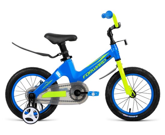 Детский велосипед Forward COSMO 12 (синий/салатовый)