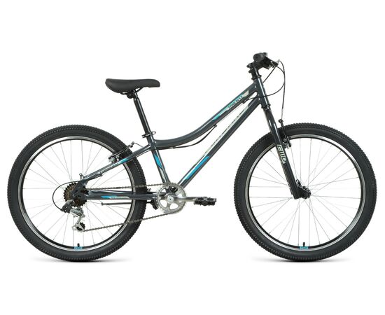 Подростковый велосипед Forward TITAN 24 1.2 (темно-серый/бирюзовый)