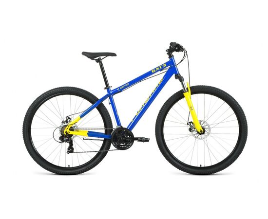 Велосипед Forward SPORTING 29 2.1 disc BATE EDITION (синий/жёлтый), Цвет: Синий, Размер рамы: 21"
