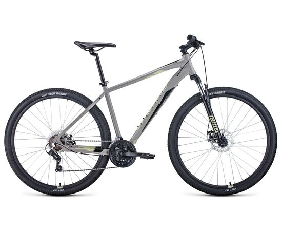 Велосипед Forward APACHE 29 2.0 disc (серый/бежевый), Цвет: серый, Размер рамы: 17"