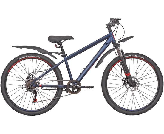 Велосипед Rush Hour NX 605 DISC 26 ST (синий), Цвет: Синий, Размер рамы: 14"