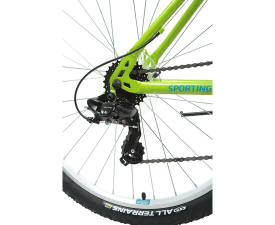 Велосипед Forward SPORTING 27,5 1.2 S (зелёный/бирюзовый), изображение 4