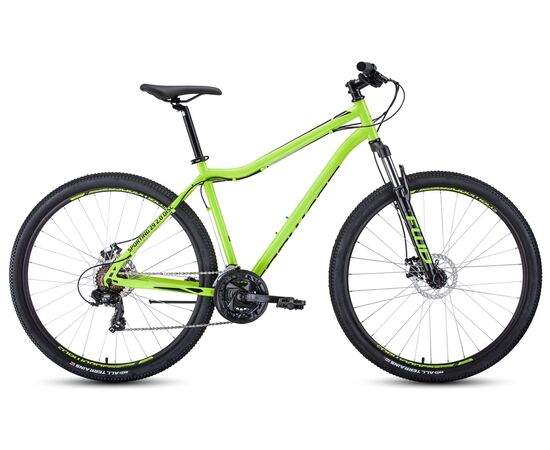 Велосипед Forward SPORTING 29 2.0 disc (светло-зеленый/черный), Цвет: салатовый, Размер рамы: 21"