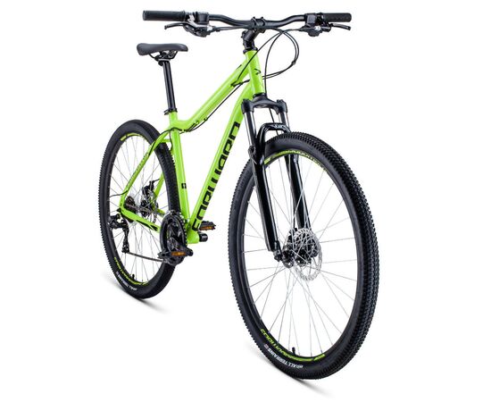 Велосипед Forward SPORTING 29 2.0 disc (светло-зеленый/черный), Цвет: салатовый, Размер рамы: 21", изображение 2