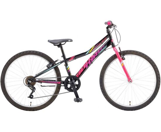 Велосипед Booster Turbo 240 Girl (черный/розовый), Цвет: Черный