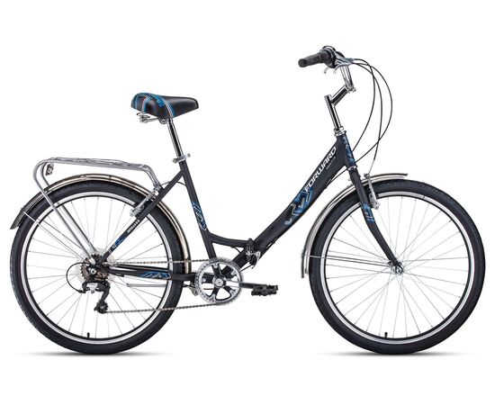 Складной велосипед Forward SEVILLA 26 2.0 (черный/белый матовый)