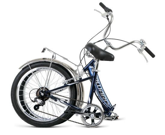 Складной велосипед Forward ARSENAL 20 2.0 (темно-синий/серый), Цвет: серый, Размер рамы: 14", изображение 2