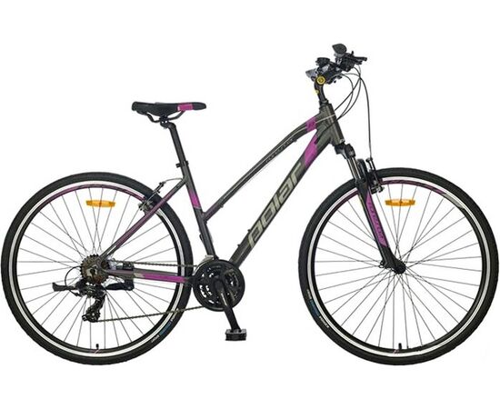 Велосипед Polar Forester Comp Lady (серый-пурпурный), Цвет: Серый, Размер рамы: M