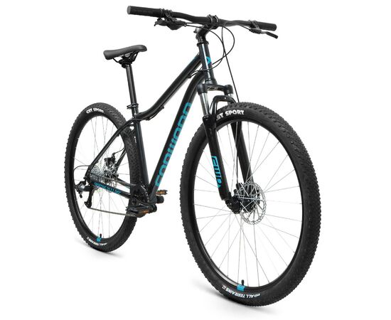 Велосипед Forward SPORTING 29 2.2 disc (черный/бирюзовый), изображение 2