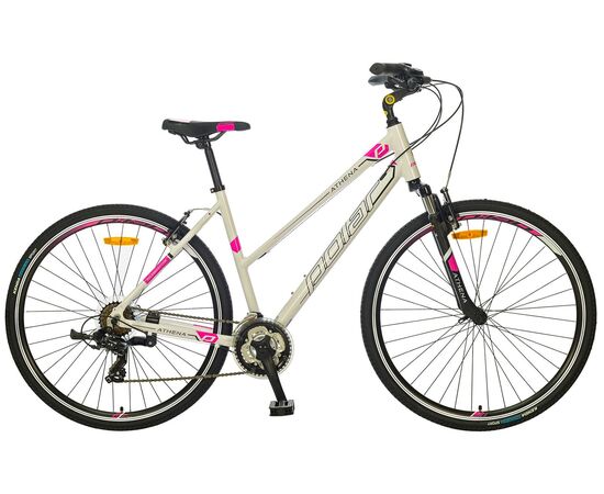 Велосипед Polar Athena (белый-розовый), Цвет: белый, Размер рамы: M