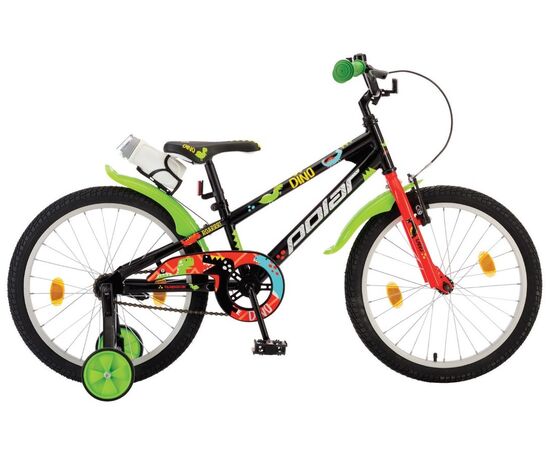 Детский велосипед Polar Junior 20 Boy (дино), Цвет: Черный