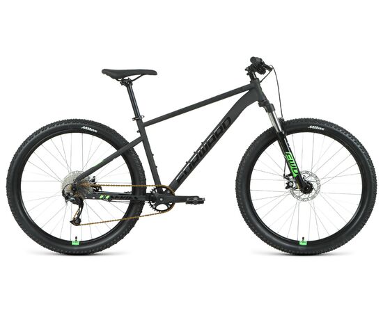 Велосипед Forward SPORTING 27,5 XX (черный матовый/ярко-зеленый), Цвет: Черный, Размер рамы: 17"
