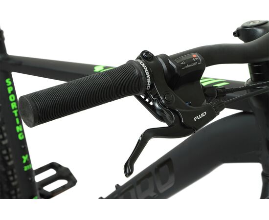 Велосипед Forward SPORTING 27,5 XX (черный матовый/ярко-зеленый), Цвет: черный, Размер рамы: 17", изображение 3