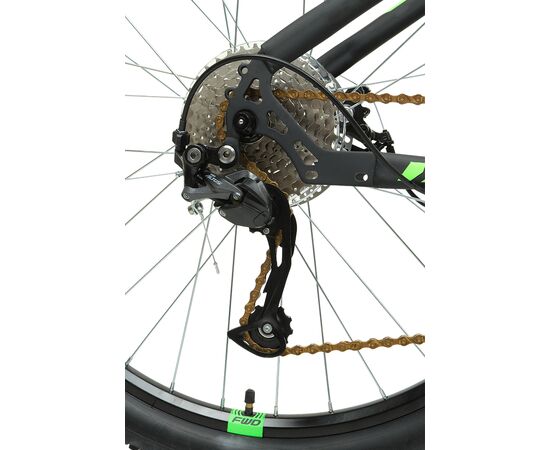 Велосипед Forward SPORTING 27,5 XX (черный матовый/ярко-зеленый), Цвет: черный, Размер рамы: 17", изображение 4