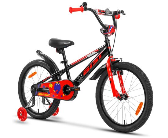 Детский велосипед AIST Pluto 18 (чёрный), Цвет: черный, изображение 2