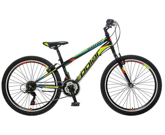 Велосипед Polar Sonic 24 (черный-зеленый), Цвет: Зелёный
