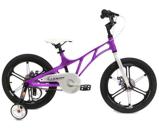 Детский велосипед Lenjoy Pilot 18 (фиолетовый), Цвет: Фиолетовый
