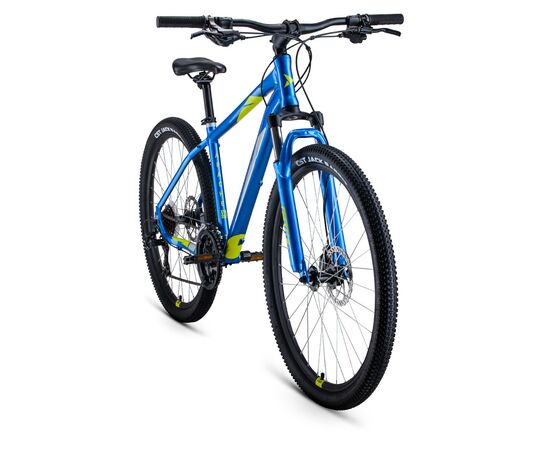 Велосипед Forward APACHE 27,5 2.0 disc (синий/зеленый), Цвет: синий, Размер рамы: 15", изображение 2