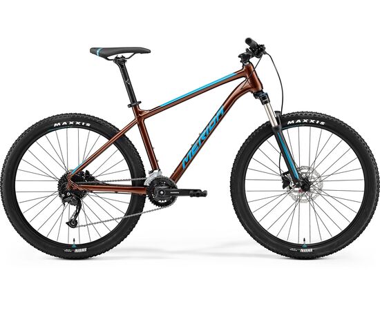 Велосипед Merida Big.Seven 100-3x (бронзовый/голубой)