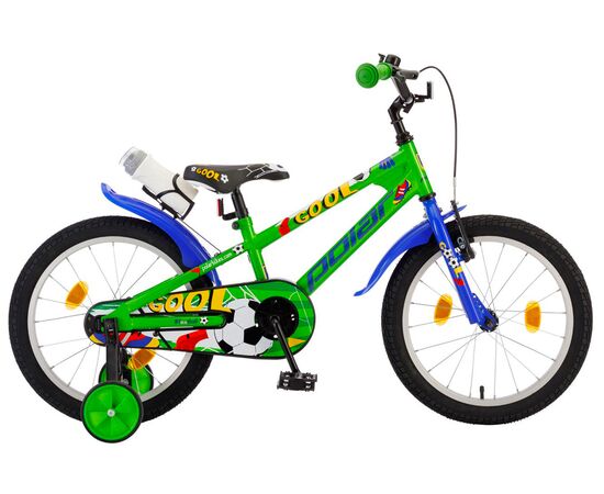 Детский велосипед Polar Junior 18 Boy (футбол), Цвет: Зелёный