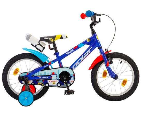Детский велосипед Polar Junior 16 Boy (полиция), Цвет: голубой