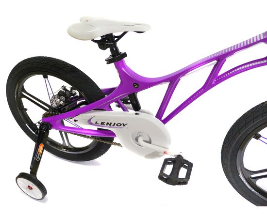 Детский велосипед Lenjoy Pilot 18 (фиолетовый), Цвет: фиолетовый, изображение 3
