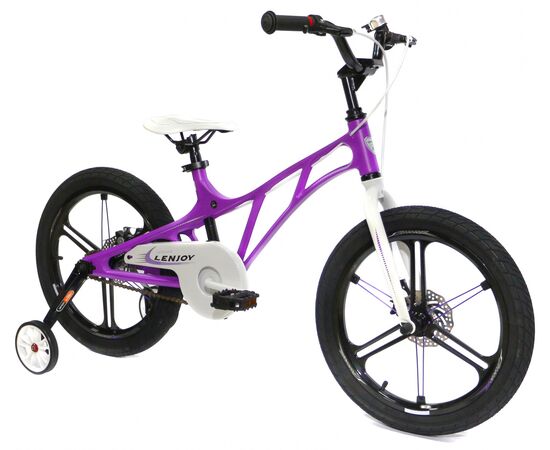 Детский велосипед Lenjoy Pilot 18 (фиолетовый), Цвет: фиолетовый, изображение 2