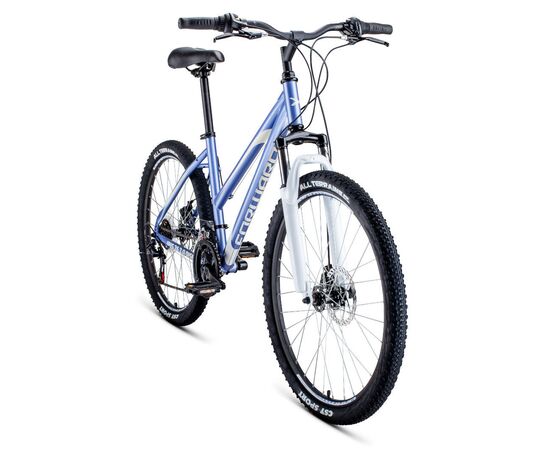 Велосипед Forward IRIS 26 2.0 disc (сиреневый), Цвет: сиреневый, Размер рамы: 17", изображение 2