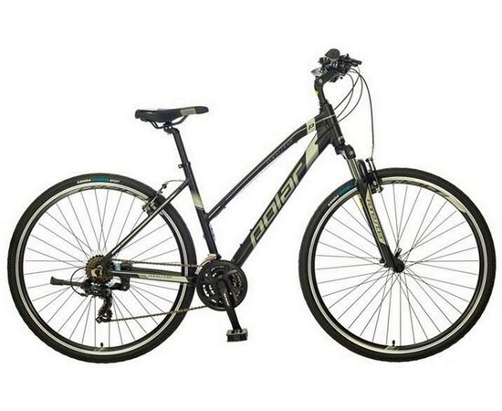 Велосипед Polar Forester Comp Lady (черный-серебристый), Цвет: Черный, Размер рамы: M