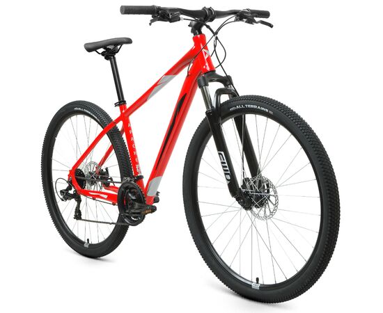 Велосипед Forward APACHE 29 2.2 S disc (красный/серебристый), Цвет: красный, Размер рамы: 19", изображение 2
