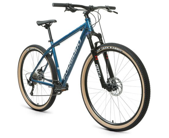 Велосипед Forward BURAN 29 2.0 DISC (синий/серебристый), Цвет: синий, Размер рамы: 19", изображение 2