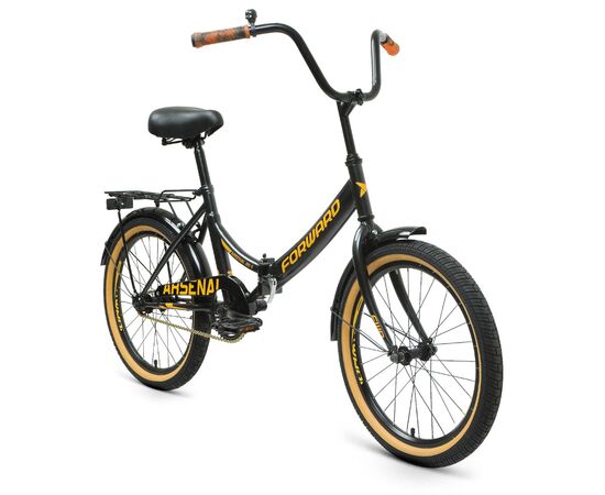 Складной велосипед Forward ARSENAL 20 X (черный/золотой), изображение 2