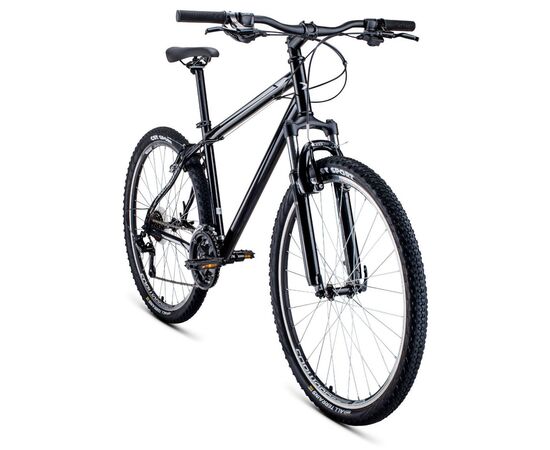 Велосипед Forward SPORTING 27,5 1.0 (черный/серебристый), Цвет: черный, Размер рамы: 15", изображение 2