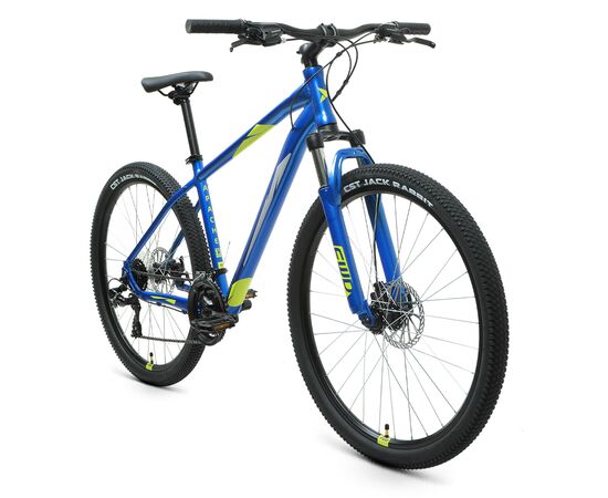 Велосипед Forward APACHE 27,5 2.2 S disc (синий/зеленый), Цвет: синий, Размер рамы: 21", изображение 2