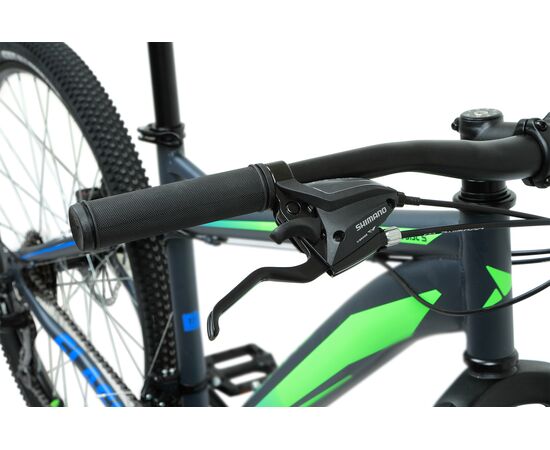 Велосипед Forward FLASH 26 2.2 S disc (серый матовый/ярко-зеленый), Цвет: серый, Размер рамы: 19", изображение 3