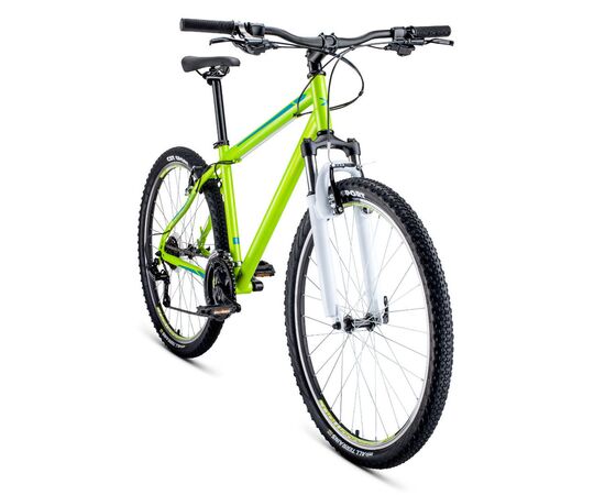 Велосипед Forward SPORTING 27,5 1.0 (зеленый/бирюзовый), Цвет: салатовый, Размер рамы: 15", изображение 2