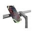 Держатель для смартфона универсальный 4"-6.5" на руль BONE BIKE TIE 2 07-180014 (люминесцентный зелёный), Цвет: зелёный, изображение 2