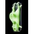 Держатель для смартфона универсальный 4"-6.5" на руль BONE BIKE TIE 2 07-180014 (люминесцентный зелёный), Цвет: зелёный, изображение 3