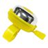 Звонок для велосипеда Joykie 33AD-03 D-45мм (жёлтая база), Цвет: жёлтый