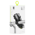Держатель для смартфона универсальный 4"-6.5" на руль BONE BIKE TIE 2 07-180010 (чёрный), Цвет: черный, изображение 10