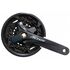 Система Shimano Altus FC-M2000 170 мм кв. 40/30/22 с защитой и болтами (чёрный), Цвет: черный, Количество зубьев: 40/30/22, Длина: 170