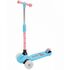 Самокат 3-х колесный Ridex Juicy R 120/80 мм (голубой/розовый), Цвет: голубой