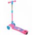 Самокат 3-х колесный Ridex Wave 120/90 мм (розовый/голубой), Цвет: розовый, изображение 2