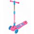 Самокат 3-х колесный Ridex Wave 120/90 мм (розовый/голубой), Цвет: розовый