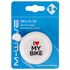 Велосипедный звонок M-WAVE I love my bike Bella 3D 5-420121 (белый), изображение 2